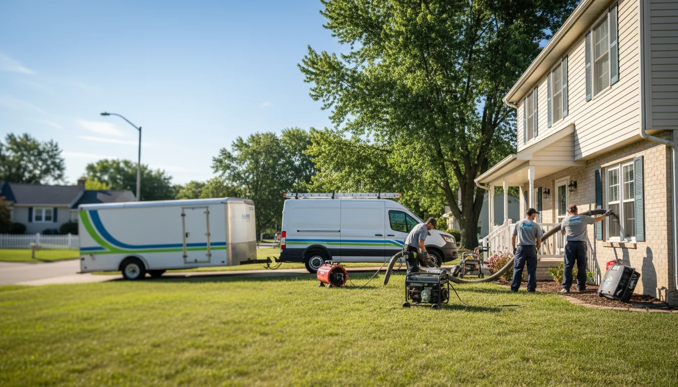 Flooded Basement Restoration And Cleanup With Repair in Castalia, OH near me